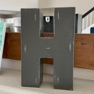 Metal Letter H